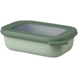 Vue 2 de Mepal Cirqula 500 ml, saladier rectangulaire à plusieurs compartiments