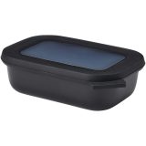 Vue 3 de Mepal Cirqula 500 ml, saladier rectangulaire à plusieurs compartiments