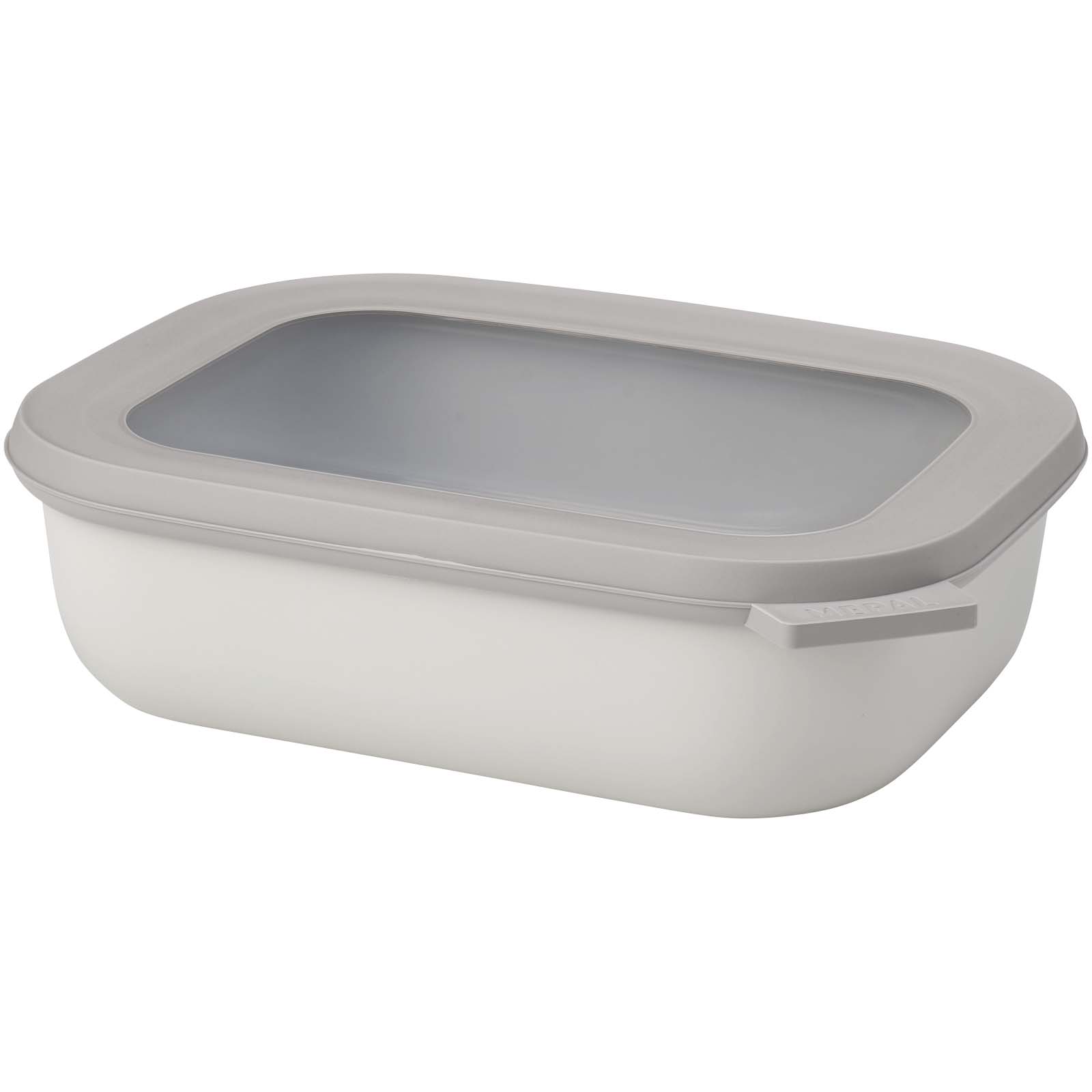 Mepal Cirqula 1 000 ml, saladier rectangulaire à plusieurs compartiments