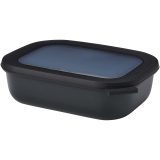 Vue 3 de Mepal Cirqula 1 000 ml, saladier rectangulaire à plusieurs compartiments