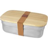 Vue 1 de Boîte repas Tite en acier inoxydable avec couvercle en bambou 700 ml