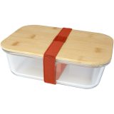 Vue 10 de Boîte repas Roby en verre avec couvercle en bambou 1000 ml