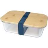 Vue 1 de Boîte repas Roby en verre avec couvercle en bambou 1000 ml