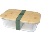 Vue 1 de Boîte repas Roby en verre avec couvercle en bambou 1000 ml
