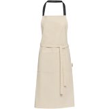 Vue 1 de Tablier Nia en coton recyclé 200 g/m²