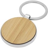 Vue 1 de Porte-clés rond Nino en bambou