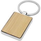 Vue 1 de Porte-clés rectangulaire Neta en bambou