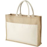Vue 1 de Sac shopping jute Mumbay 18L