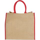 Vue 3 de Grand sac shopping en jute Harry 25L