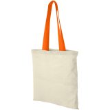 Vue 1 de Sac coton Nevada 100 gr/m² avec poignées de couleur 7L