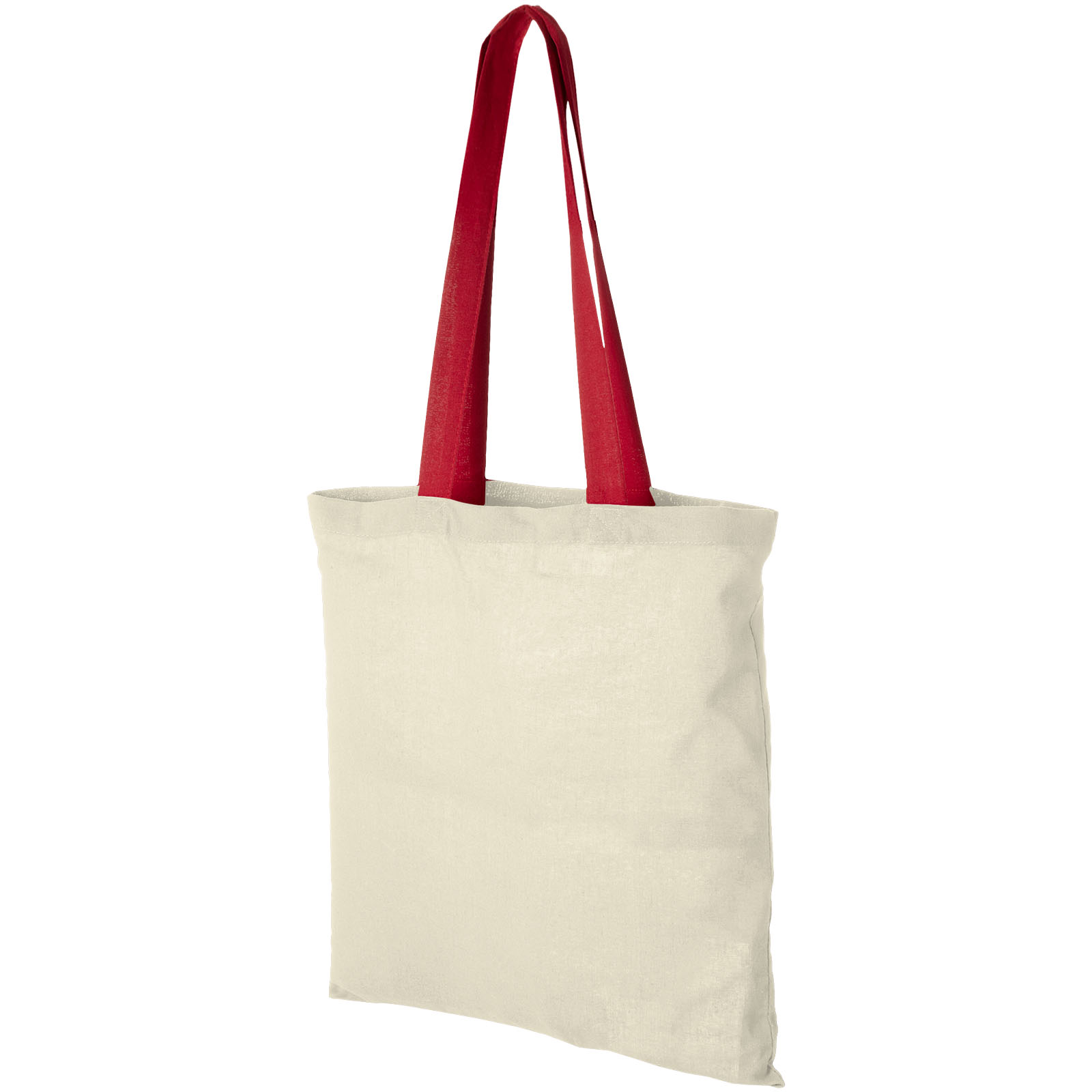 Sac coton Nevada 100 gr/m² avec poignées de couleur 7L