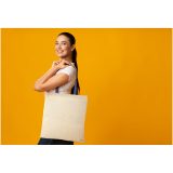 Vue 6 de Sac coton Nevada 100 gr/m² avec poignées de couleur 7L