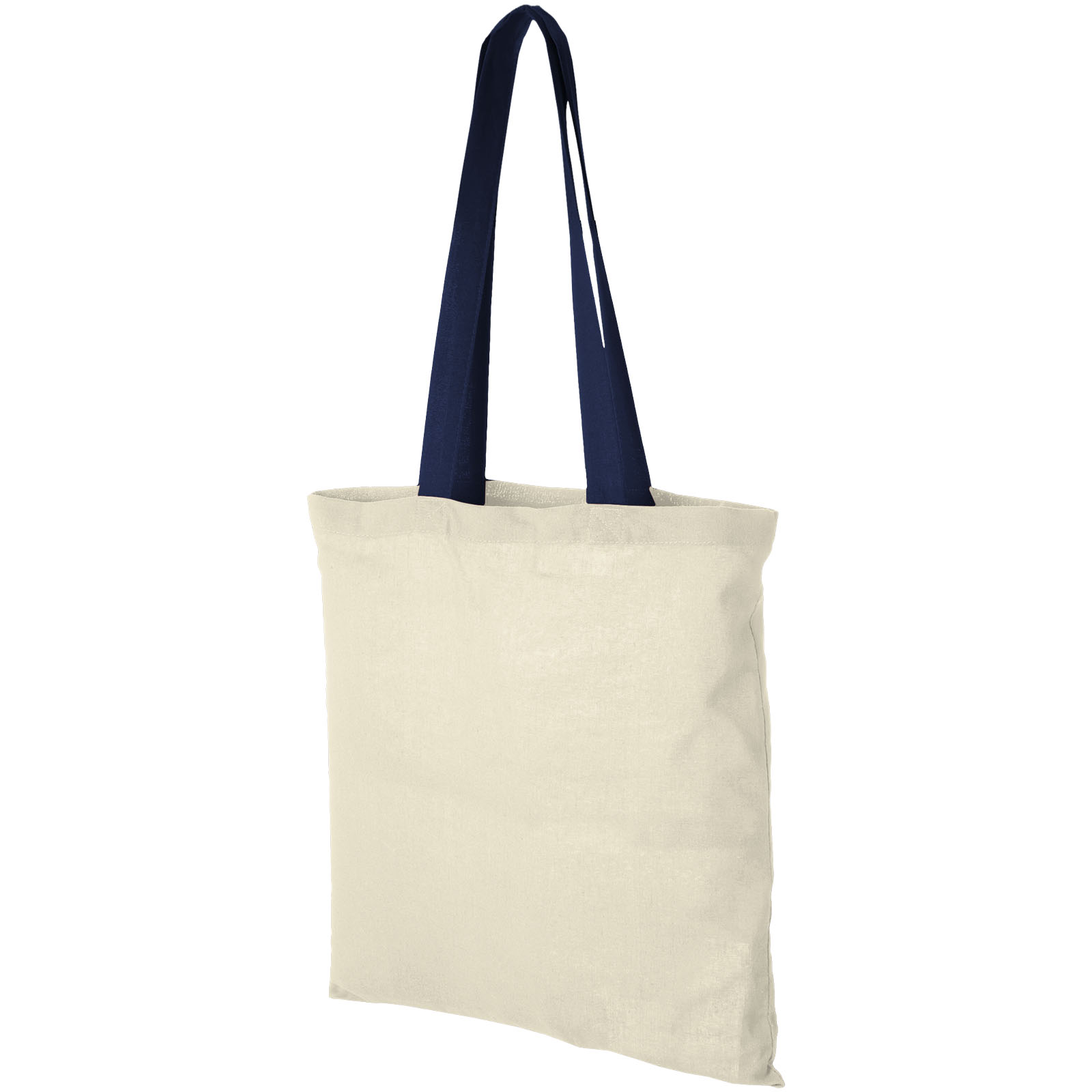 Sac coton Nevada 100 gr/m² avec poignées de couleur 7L