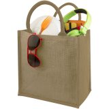 Vue 3 de Sac fourre-tout en jute Chennai 16L