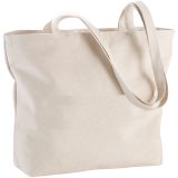 Vue 8 de Sac shopping zippé coton 320 g/m² Ningbo 15L