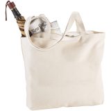 Vue 10 de Sac shopping zippé coton 320 g/m² Ningbo 15L