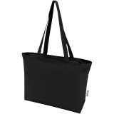 Vue 1 de Sac shopping zippé coton 320 g/m² Ningbo 15L