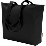 Vue 4 de Sac shopping zippé coton 320 g/m² Ningbo 15L
