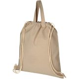 Vue 7 de Sac à dos recyclé 210 g/m² Pheebs avec cordon de serrage 6L