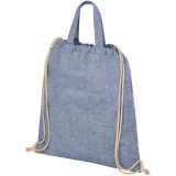 Vue 3 de Sac à dos recyclé 210 g/m² Pheebs avec cordon de serrage 6L