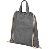 Vue 11 de Sac à dos recyclé 210 g/m² Pheebs avec cordon de serrage 6L