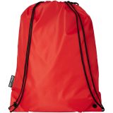 Vue 3 de Sac à dos RPET Oriole avec cordon de serrage 5L