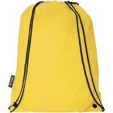 Vue 3 de Sac à dos RPET Oriole avec cordon de serrage 5L
