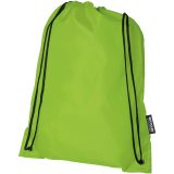 Vue 1 de Sac à dos RPET Oriole avec cordon de serrage 5L