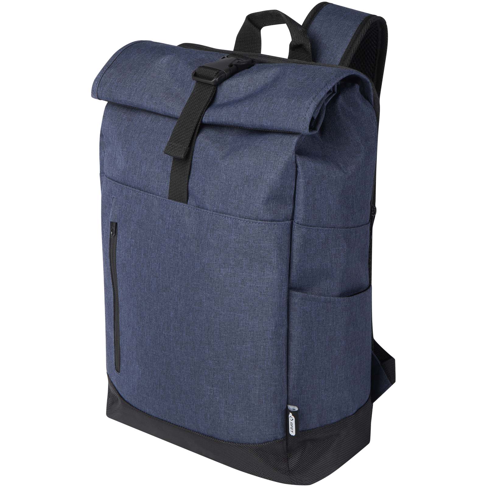Sac à dos Libra recyclé GRS avec rabat enroulable pour ordinateur portable de 15,6" 12L