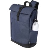 Vue 4 de Sac à dos Libra recyclé GRS avec rabat enroulable pour ordinateur portable de 15,6" 12L