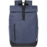 Vue 2 de Sac à dos Libra recyclé GRS avec rabat enroulable pour ordinateur portable de 15,6" 12L
