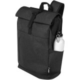 Vue 12 de Sac à dos Libra recyclé GRS avec rabat enroulable pour ordinateur portable de 15,6" 12L
