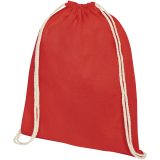 Vue 7 de Sac à dos Oregon en coton de 140 g/m² avec cordon de serrage 5L