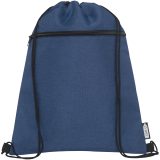Vue 2 de Sac à dos Ross en rPET avec cordon de serrage 5L