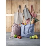 Vue 9 de Sac shopping Pheebs recyclé avec soufflet 210 gr/m² 13L