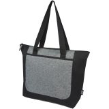 Vue 1 de Sac shopping Reclaim recyclé GRS bicolore à fermeture éclair de 15 L