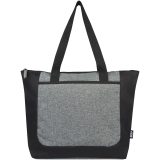 Vue 2 de Sac shopping Reclaim recyclé GRS bicolore à fermeture éclair de 15 L