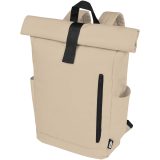 Vue 8 de Sac à dos Byron de 18 L en RPET GRS 15,6" avec dessus enroulable