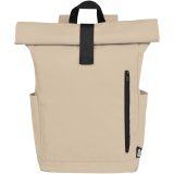 Vue 9 de Sac à dos Byron de 18 L en RPET GRS 15,6" avec dessus enroulable