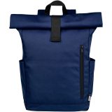Vue 2 de Sac à dos Byron de 18 L en RPET GRS 15,6" avec dessus enroulable