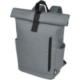Vue 1 de Sac à dos Byron de 18 L en RPET GRS 15,6" avec dessus enroulable
