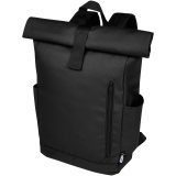 Vue 1 de Sac à dos Byron de 18 L en RPET GRS 15,6" avec dessus enroulable