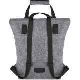 Vue 3 de Sacoche de vélo avec dessus enroulable Felta de 13 L en feutre recyclé certifié GRS