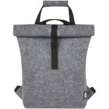 Vue 2 de Sacoche de vélo avec dessus enroulable Felta de 13 L en feutre recyclé certifié GRS