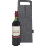 Vue 4 de Sac à vin Felta de 75 cl en feutrine recyclée certifié GRS