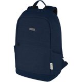 Vue 1 de Sac à dos anti-vol pour ordinateur portable Joey de 18 L en toile recyclée GRS 15,6 pouces
