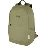 Vue 8 de Sac à dos anti-vol pour ordinateur portable Joey de 18 L en toile recyclée GRS 15,6 pouces