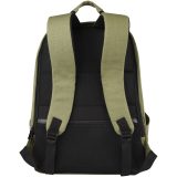 Vue 10 de Sac à dos anti-vol pour ordinateur portable Joey de 18 L en toile recyclée GRS 15,6 pouces