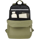 Vue 11 de Sac à dos anti-vol pour ordinateur portable Joey de 18 L en toile recyclée GRS 15,6 pouces