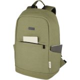 Vue 12 de Sac à dos anti-vol pour ordinateur portable Joey de 18 L en toile recyclée GRS 15,6 pouces